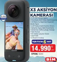 INSTA360 X3 AKSİYON KAMERASI